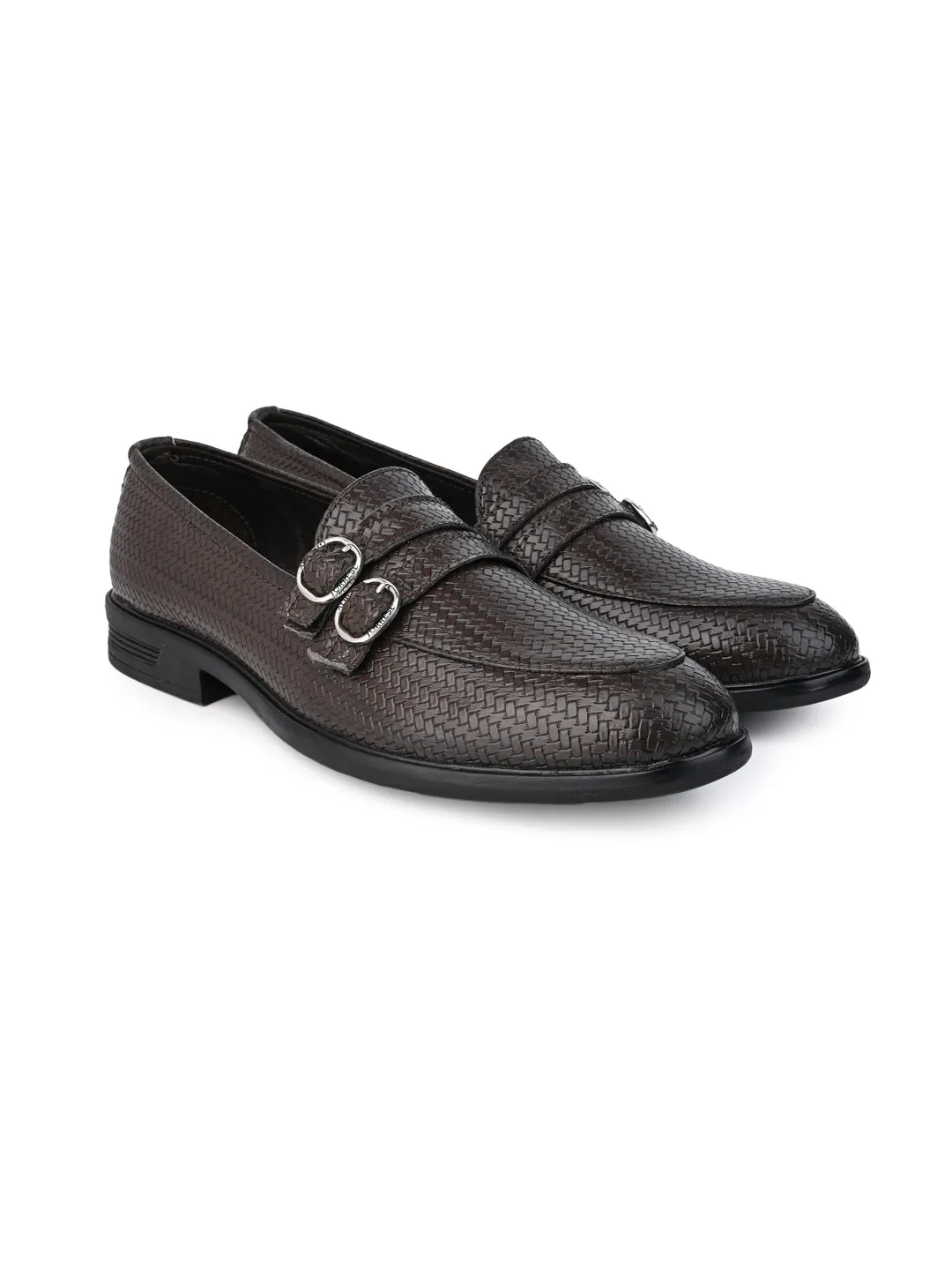 Alberto Torresi Palermo Bordo Men's Double Monk Strap Shoes