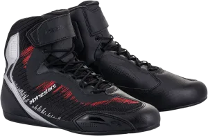 ALPINESTARS Faster-3 Rideknit Shoes - Black/Silver/Red - US 10 2510319193010