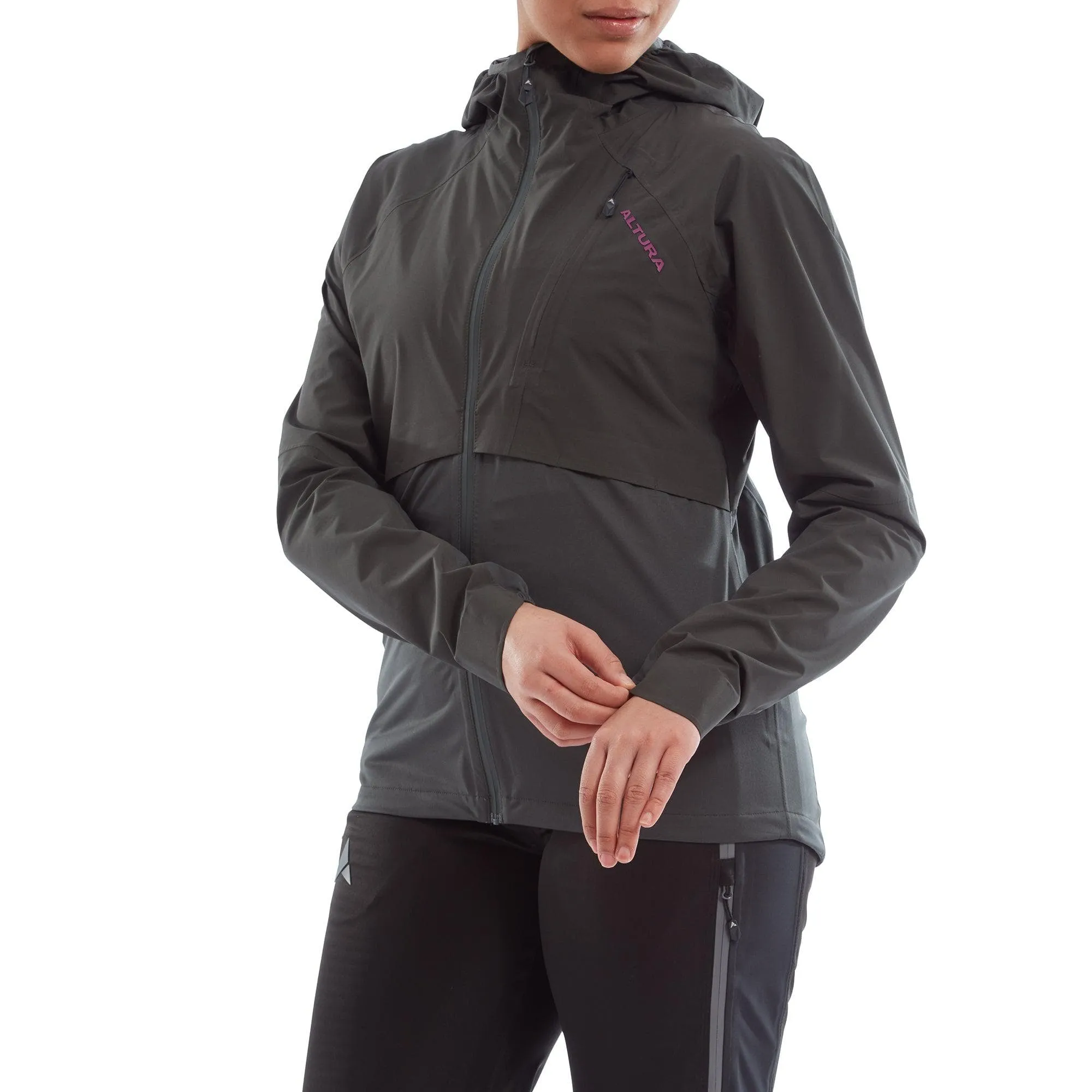 Altura Esker Women'S Waterproof Packable Jacket 2022: Carbon 14