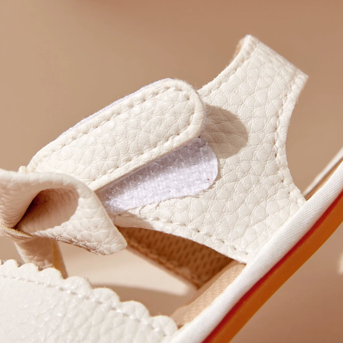 Baby / Toddler Solid Bowknot Velcro Closure Sandals