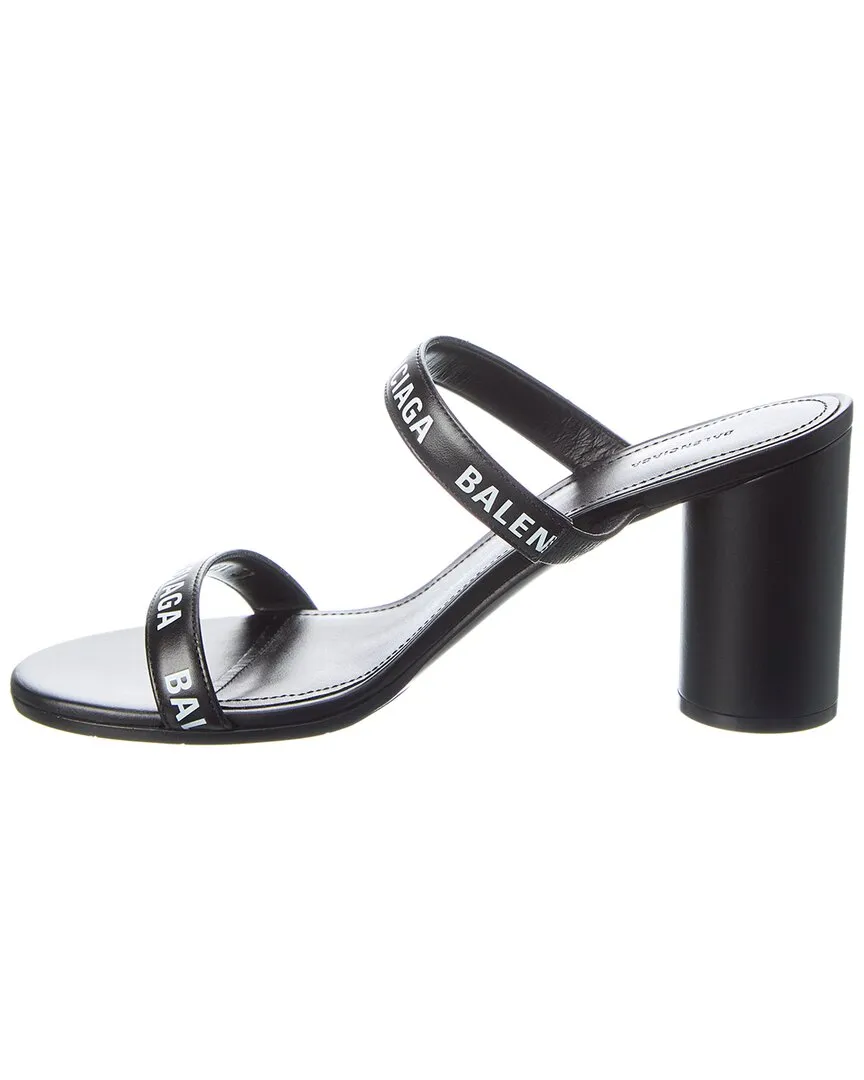 Balenciaga Round Leather Sandal