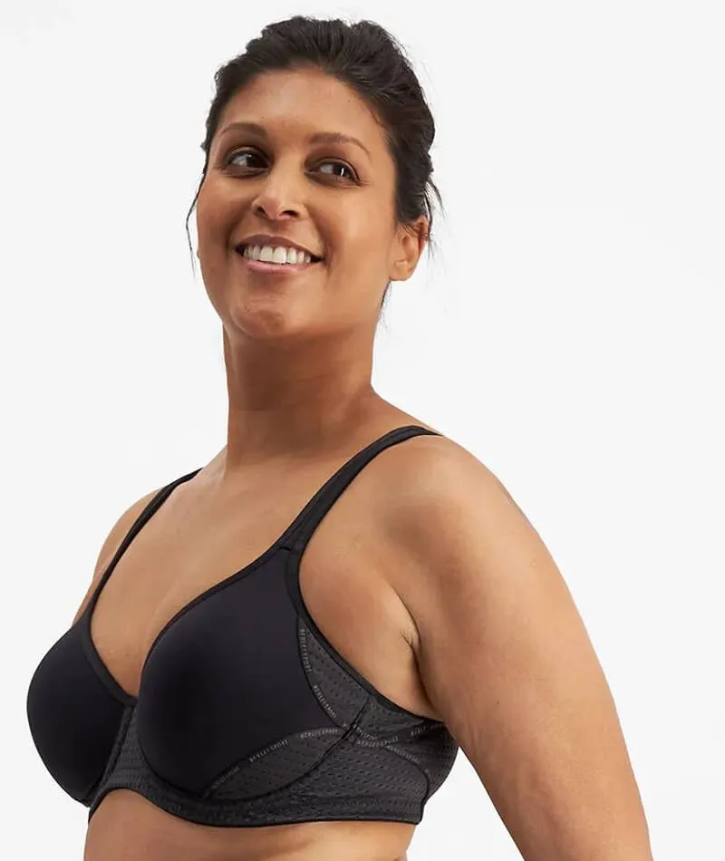 Berlei Electrify Mesh Contour Sports Bra - Black