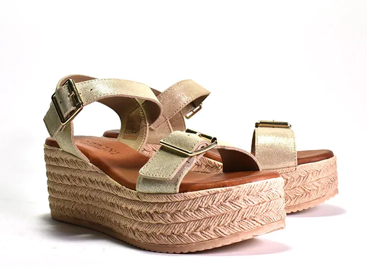 Betsey Sand Suede Sandal