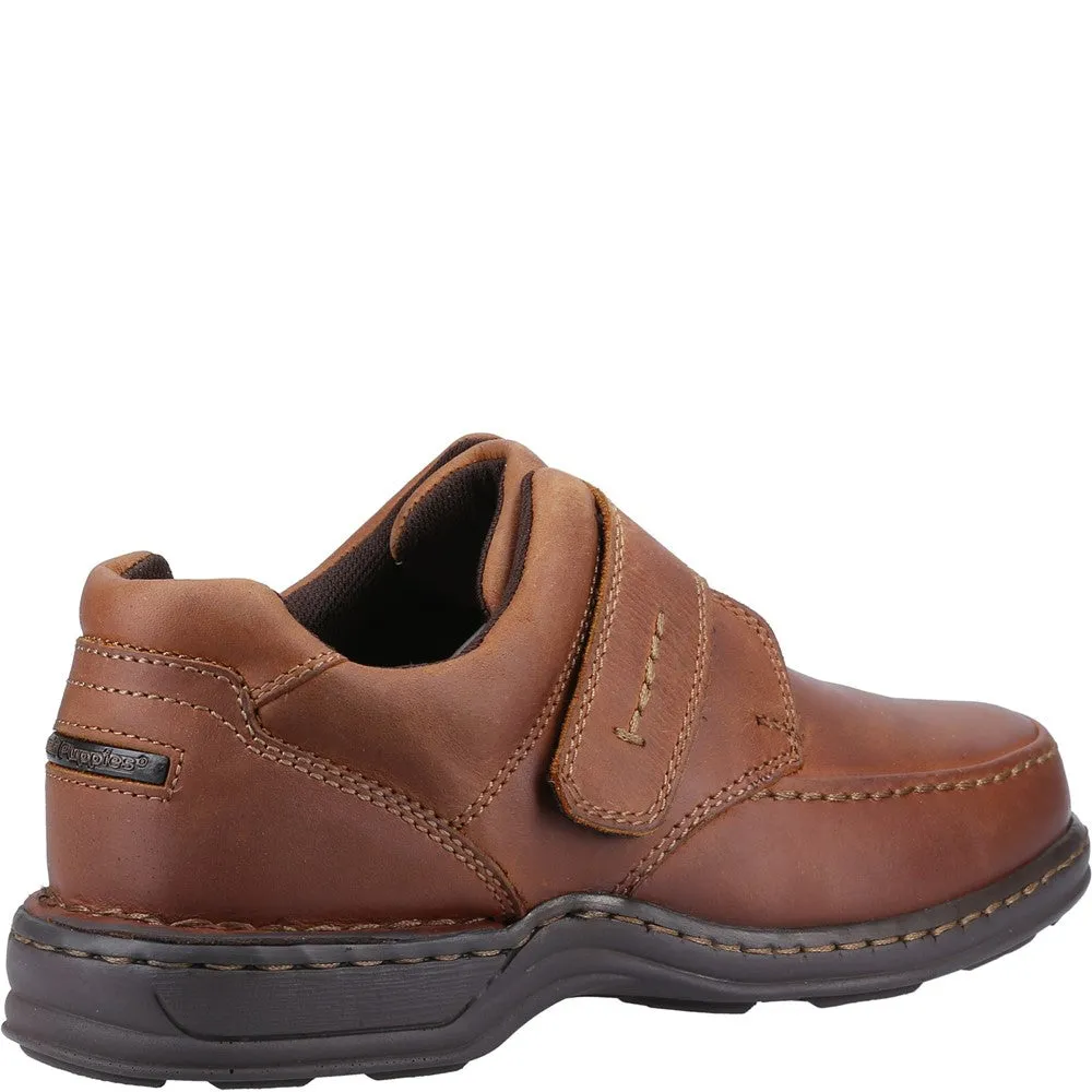 Brown Roman Touch Fastening Shoes