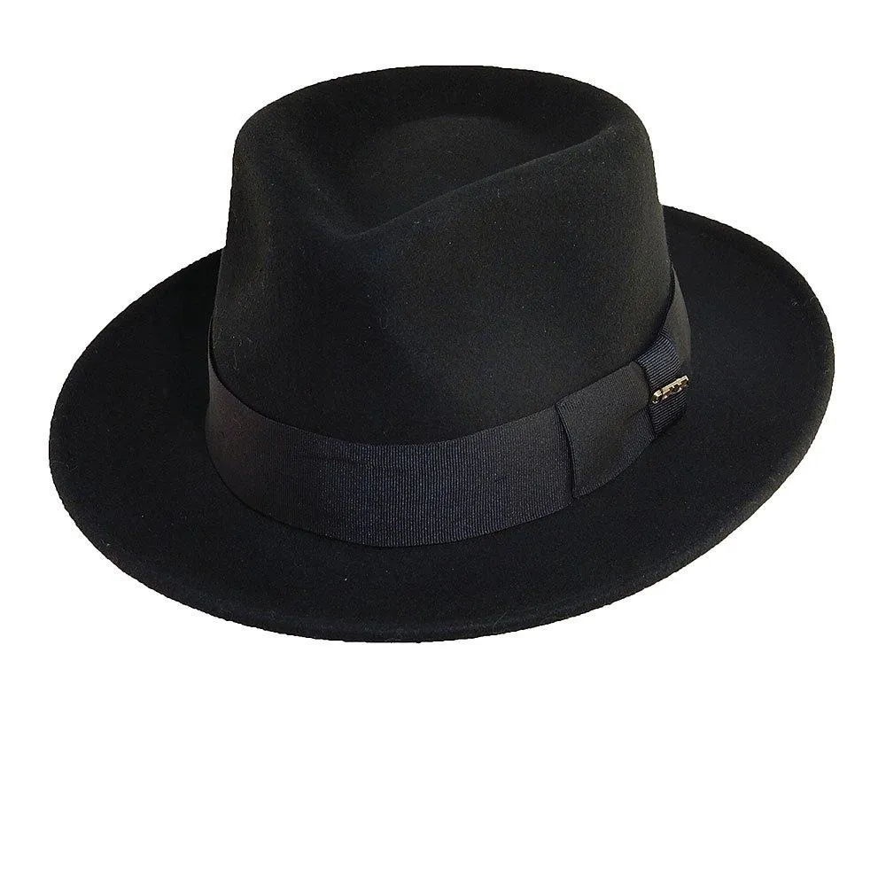 Capone - Crushable Wool Felt Fedora Hat