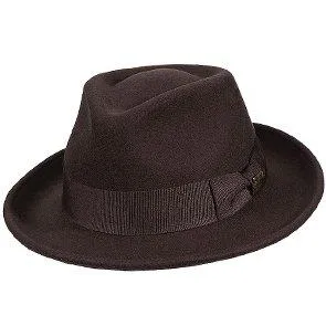 Capone - Crushable Wool Felt Fedora Hat