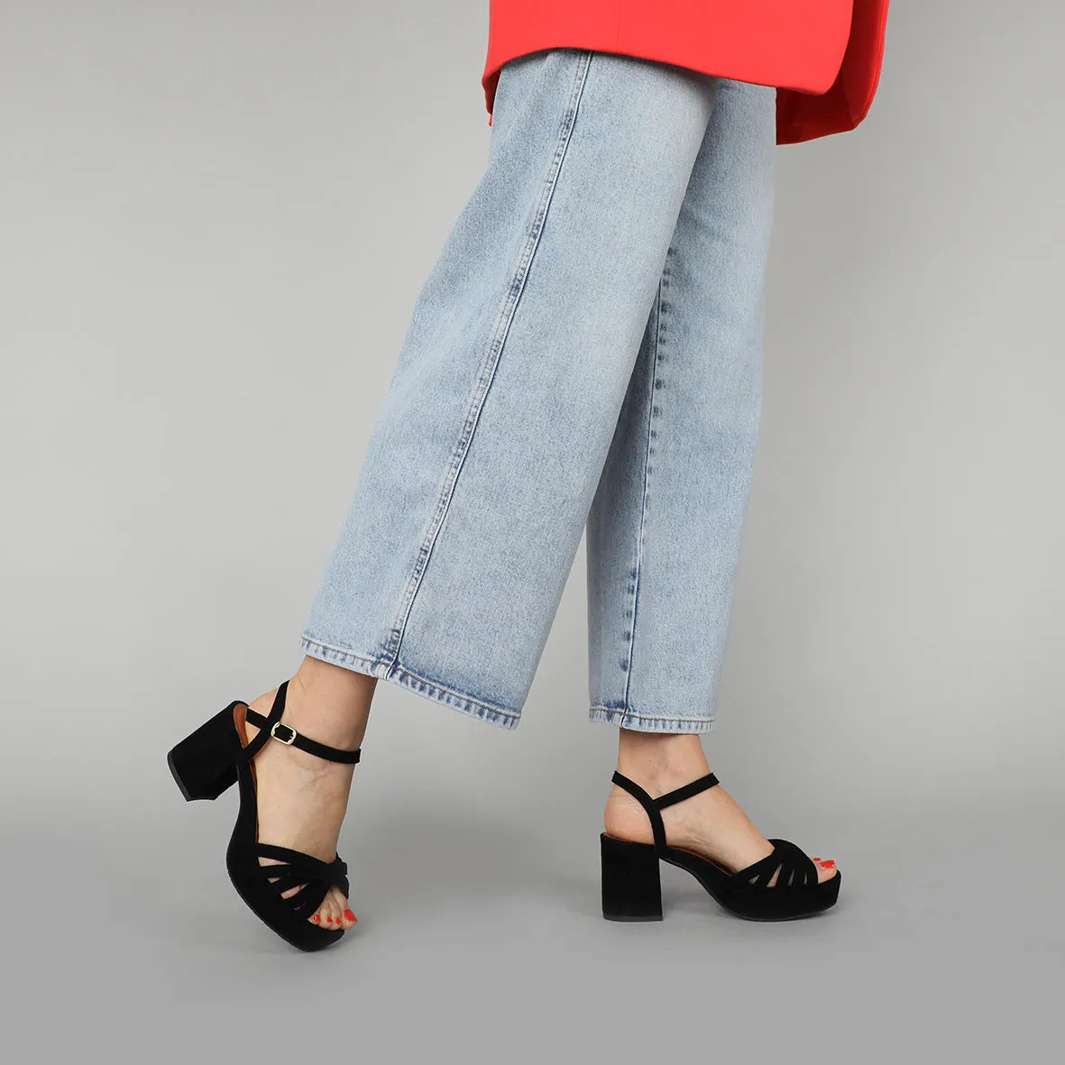 Casey Black Suede