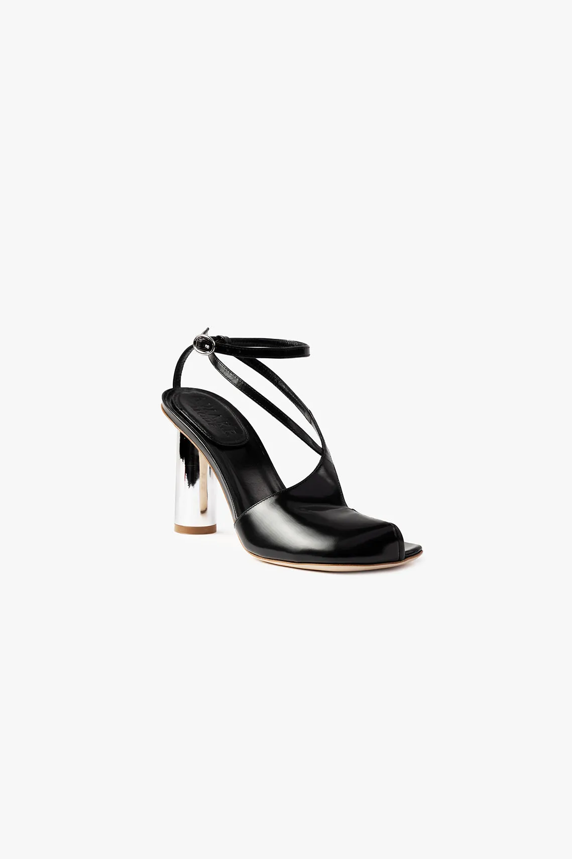 Christine Shoes Black Silver Gold