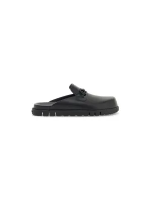 Cinno Gancini Leather Mules