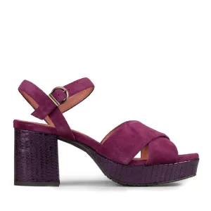 Clara Plum Suede