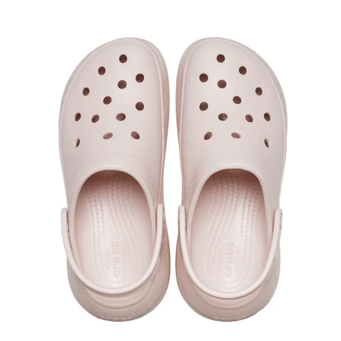 Crocs Classic Crush Clog Adults Pink Quartz Platform CLEARANCE