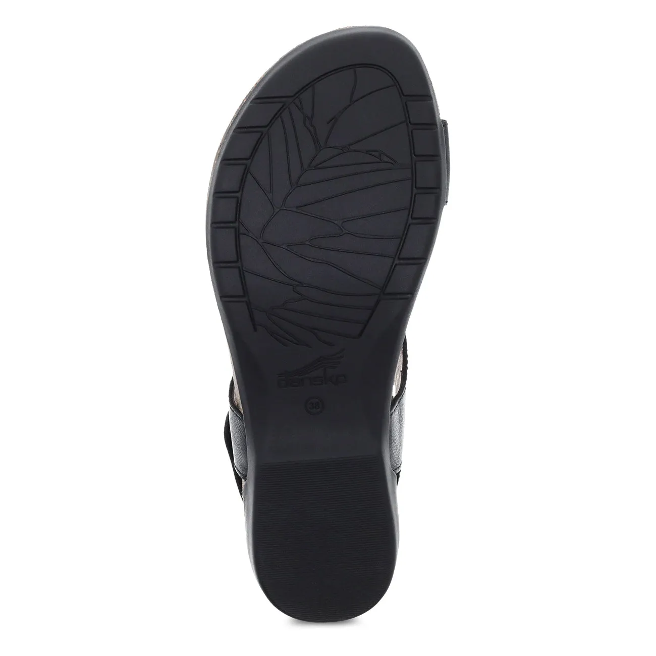 Dansko Reece black waxy burnished