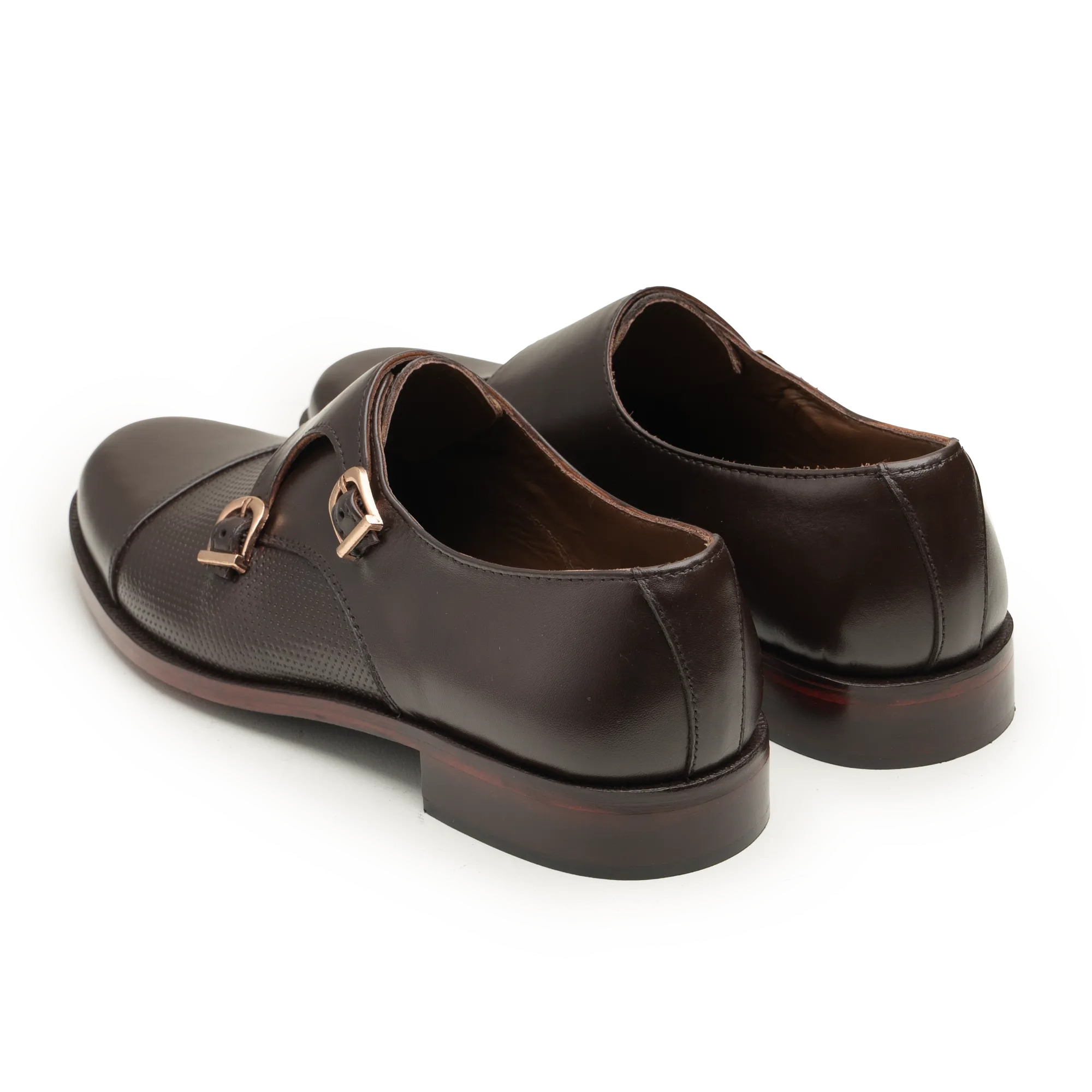 Double Monk Straps - 063JALI BRN