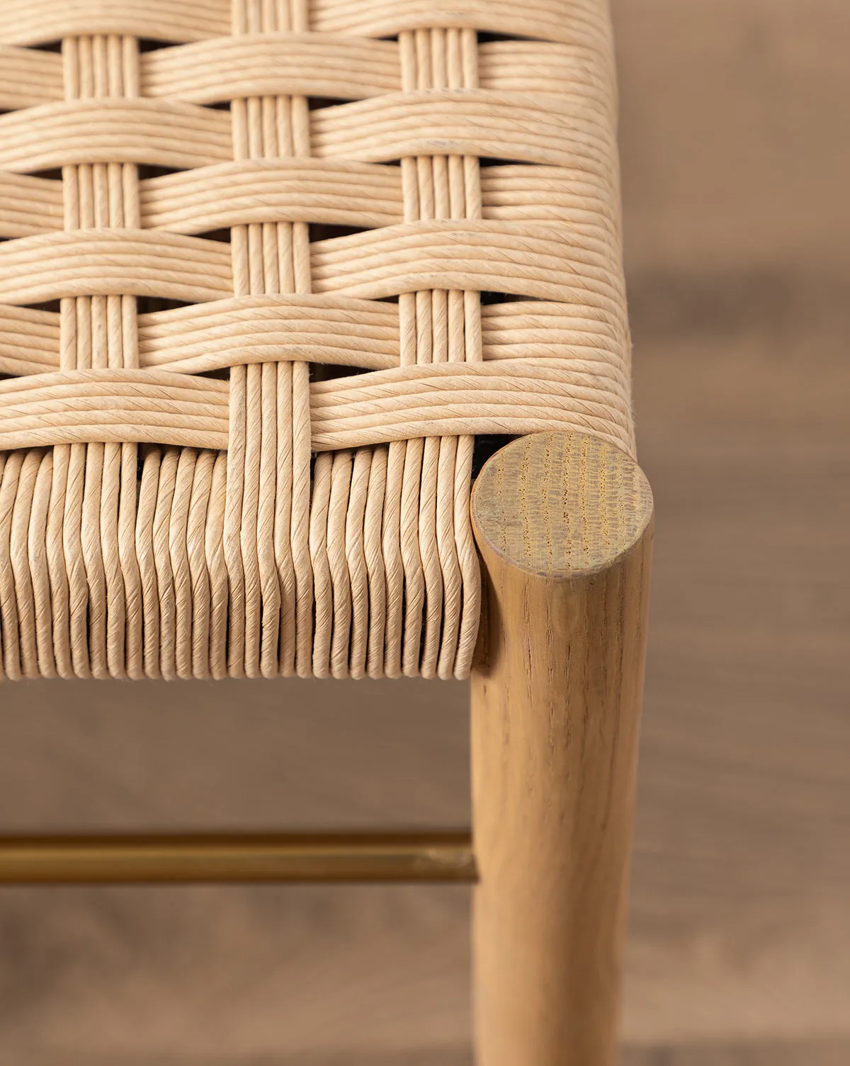 Eloise Woven Bench