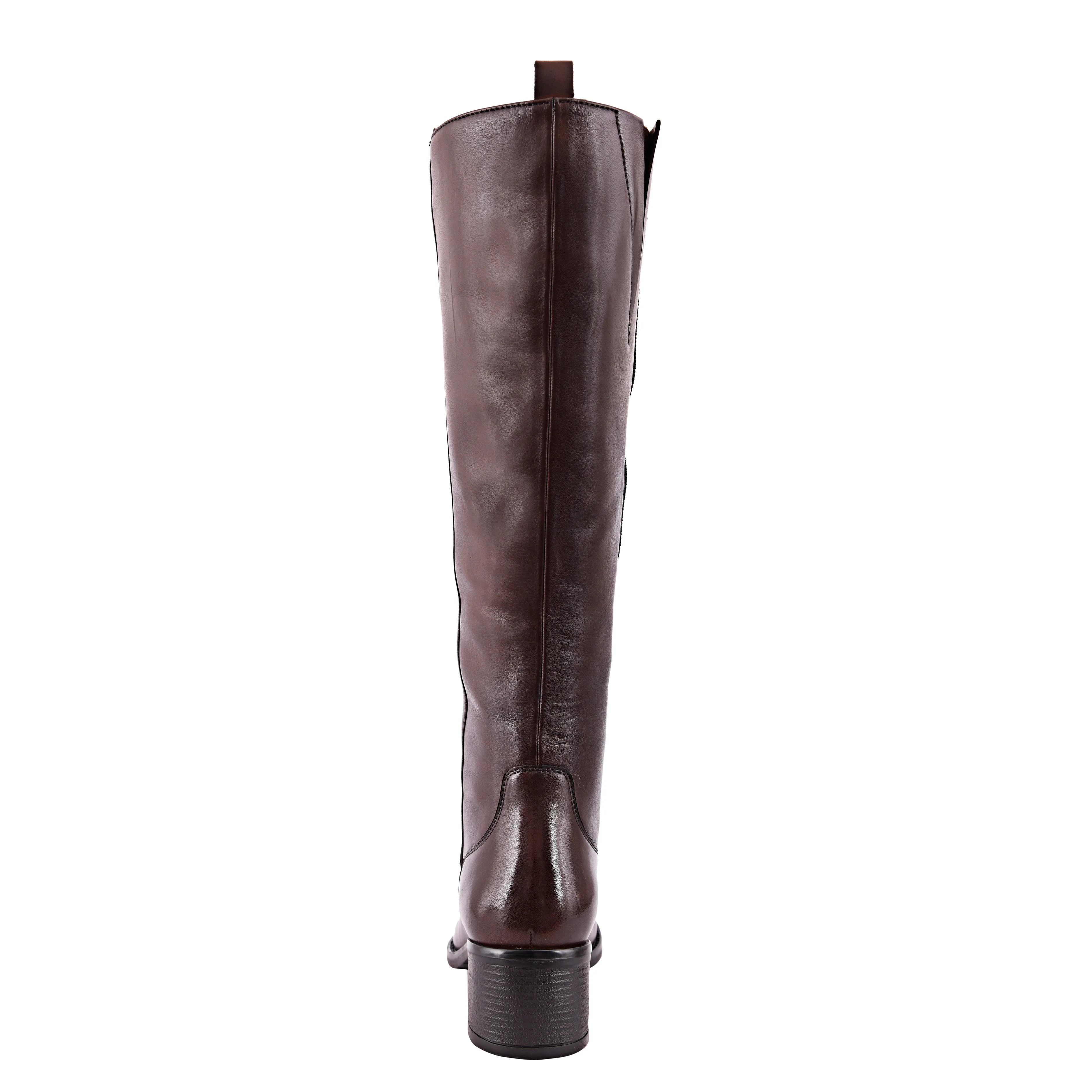Garnet Block Heel Knee High Riding Boots