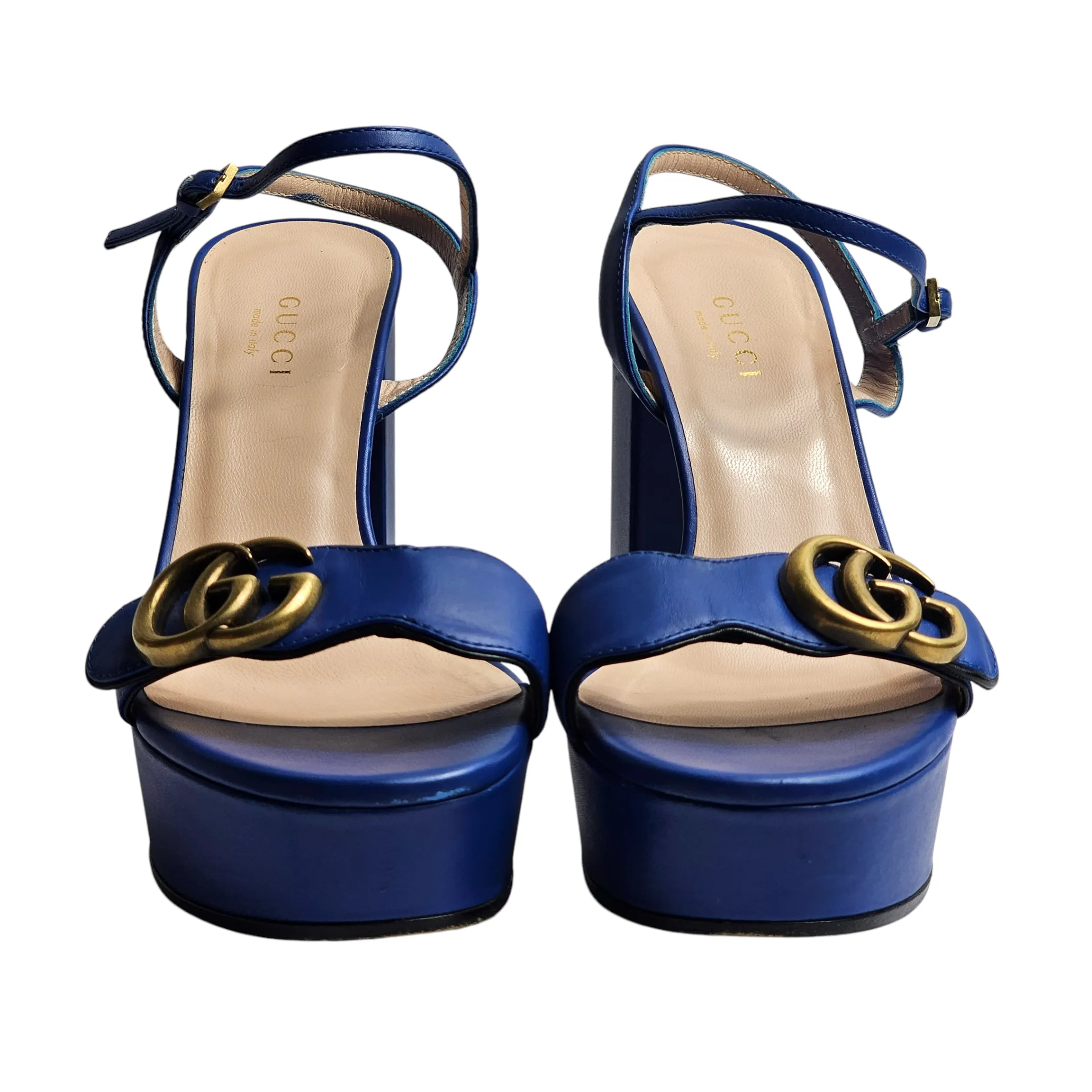 GUCCI MARMONT LEATHER SANDALS EU 36/ UK 3