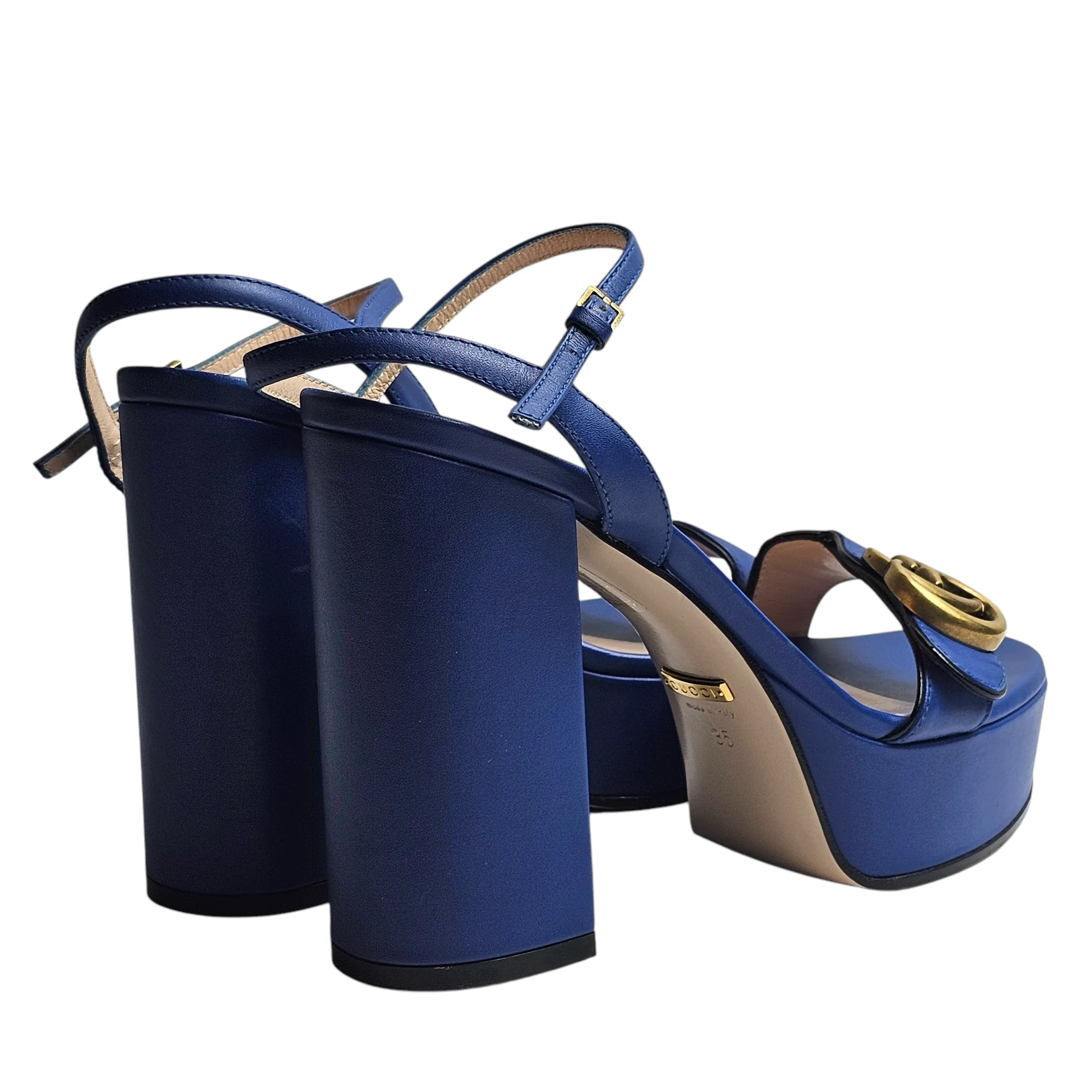 GUCCI MARMONT LEATHER SANDALS EU 36/ UK 3
