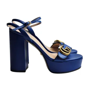 GUCCI MARMONT LEATHER SANDALS EU 36/ UK 3