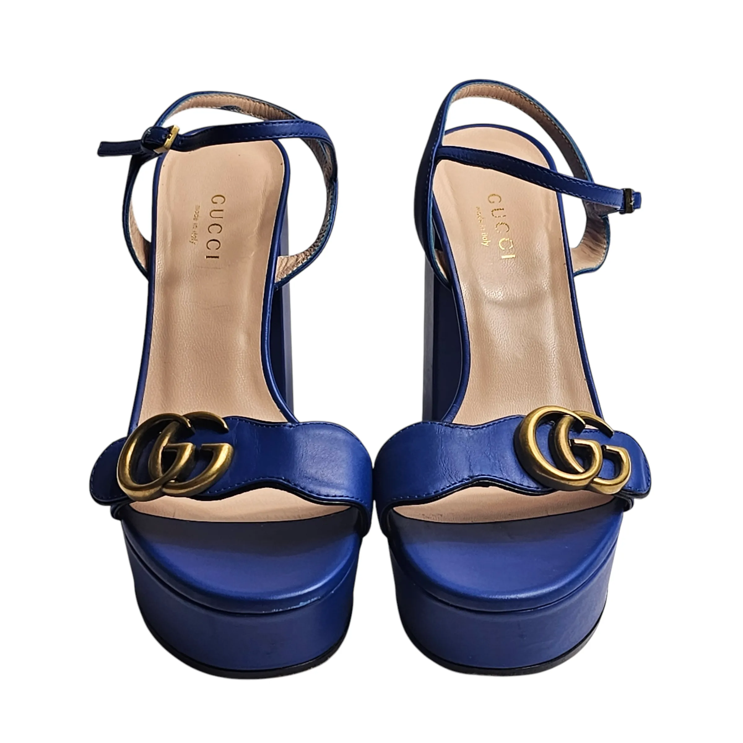 GUCCI MARMONT LEATHER SANDALS EU 36/ UK 3