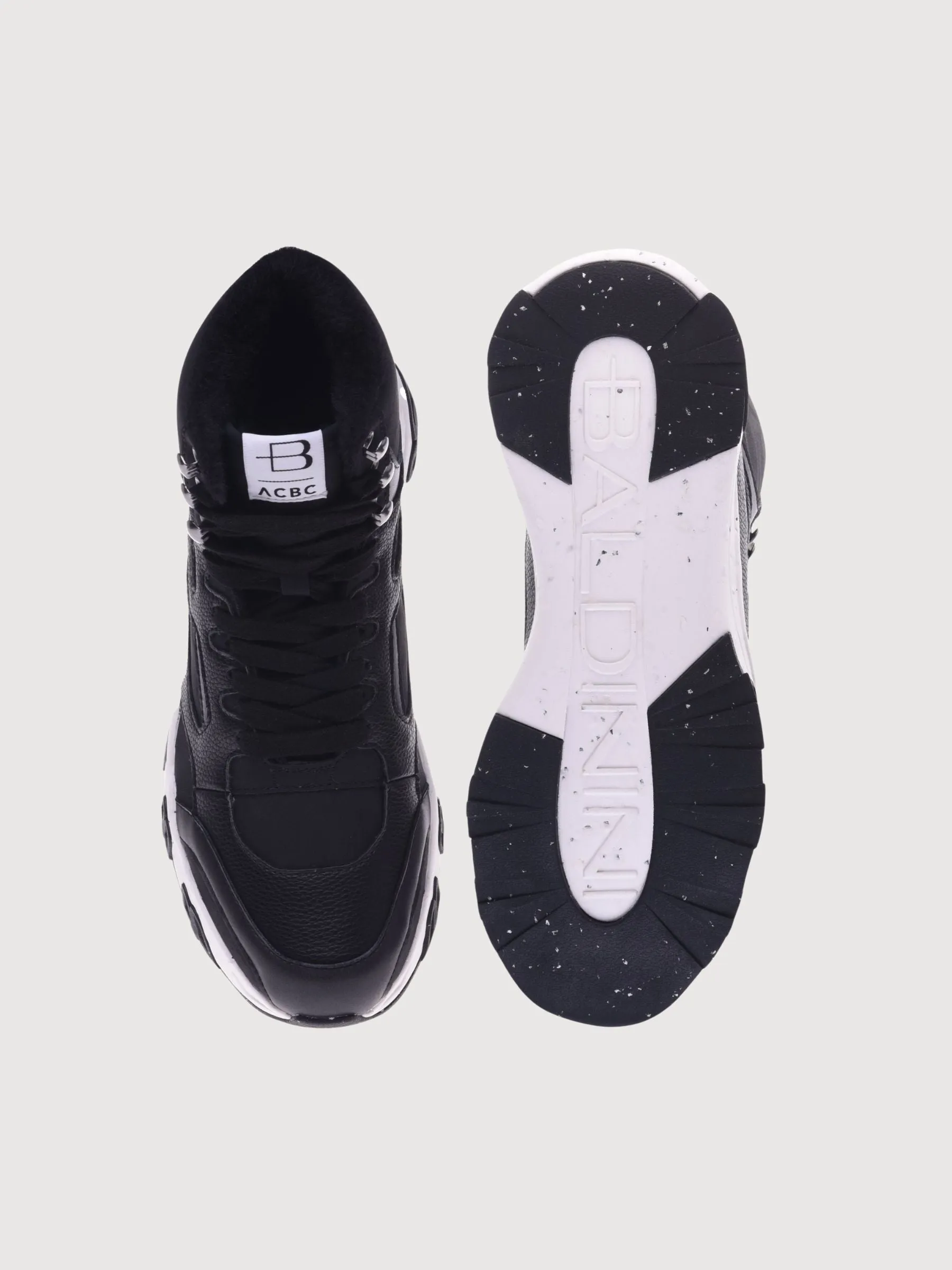 Hiking Boots Man black in eco-leather | ACBC X Baldinini