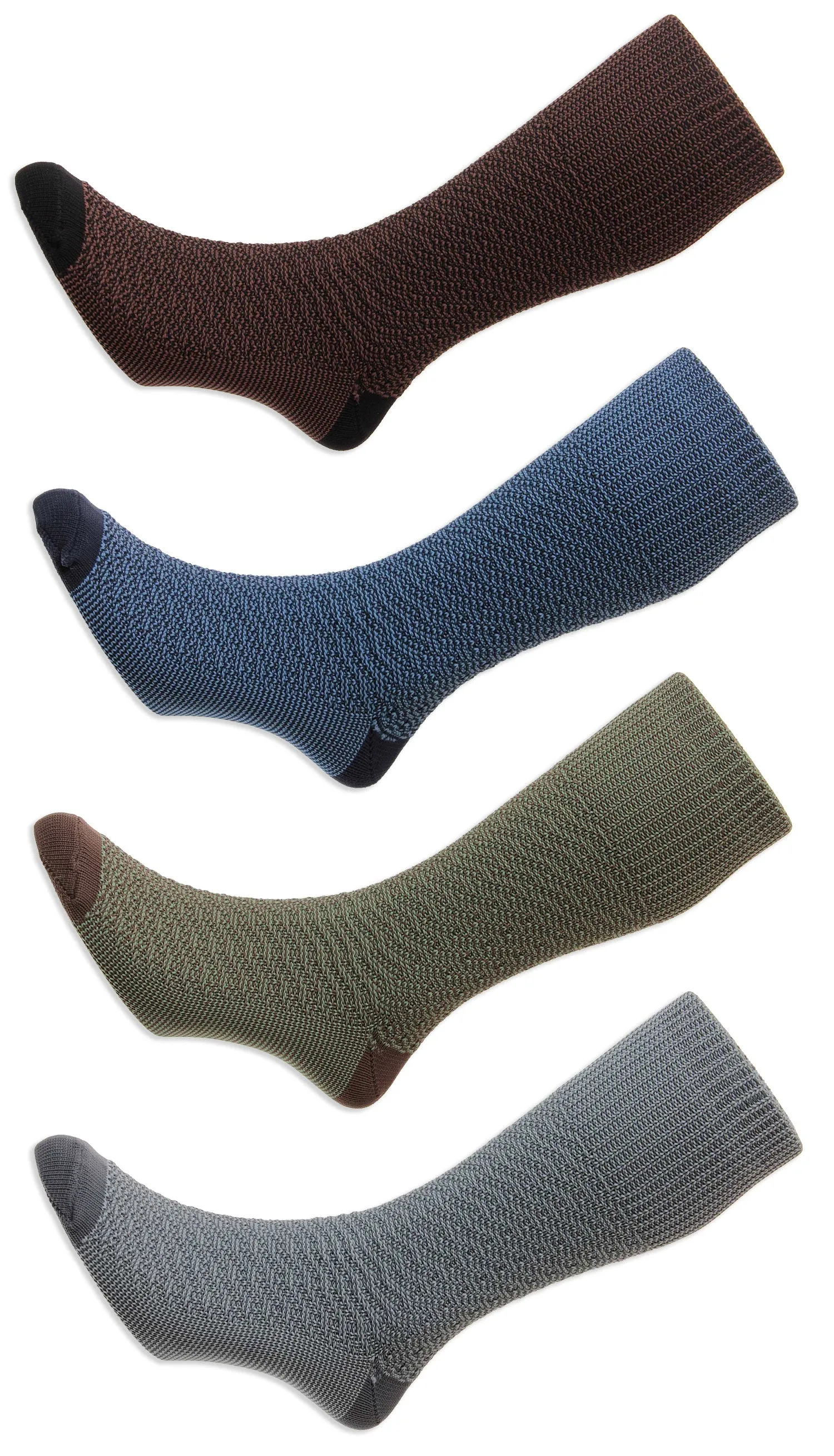 HJ Indestructible Textured Marl Half Hose Socks