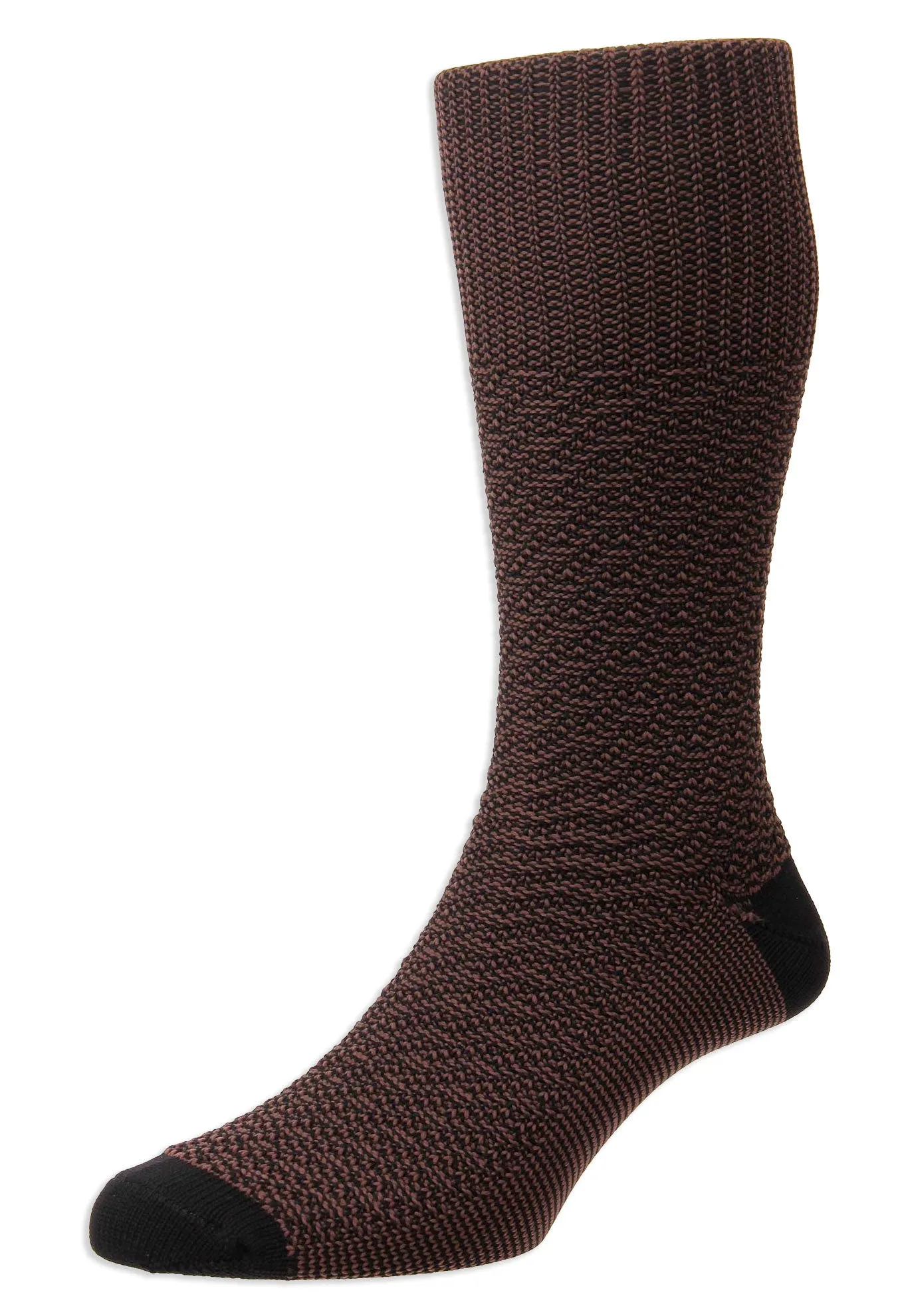 HJ Indestructible Textured Marl Half Hose Socks