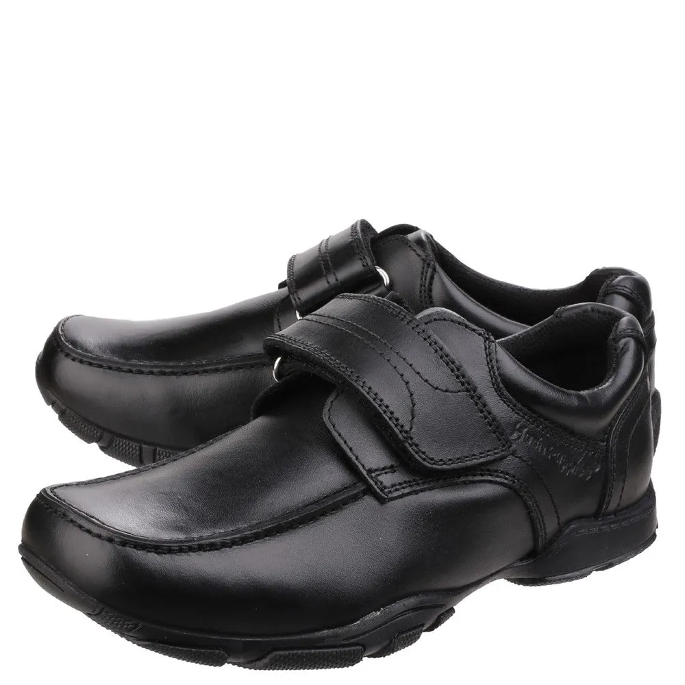 Hush Puppies Freddy Single Fit Senior School Shoes