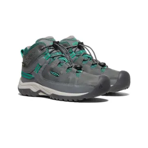 Keen "Big Kids" Targhee Youth Hiking Boots - Gray/Porcelain