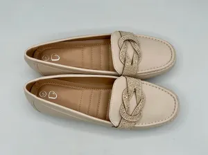 Leila loafers - nude