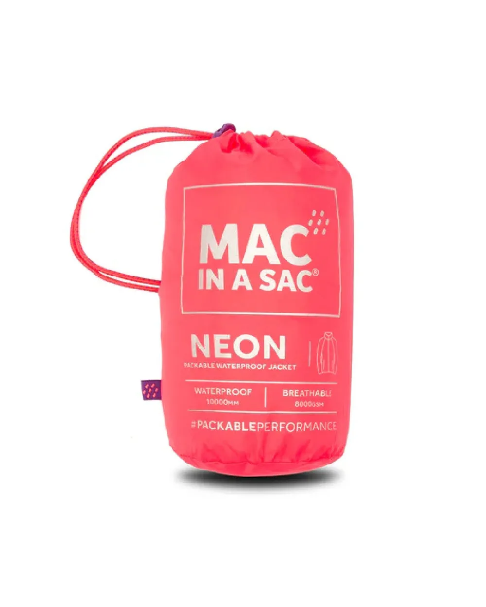 Mac In A Sac Packable Origin Neon Waterproof Jacket