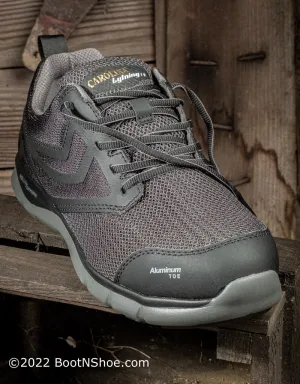 Men's Gust Lo Black Lightweight Aluminum Toe Work Shoe CA1902