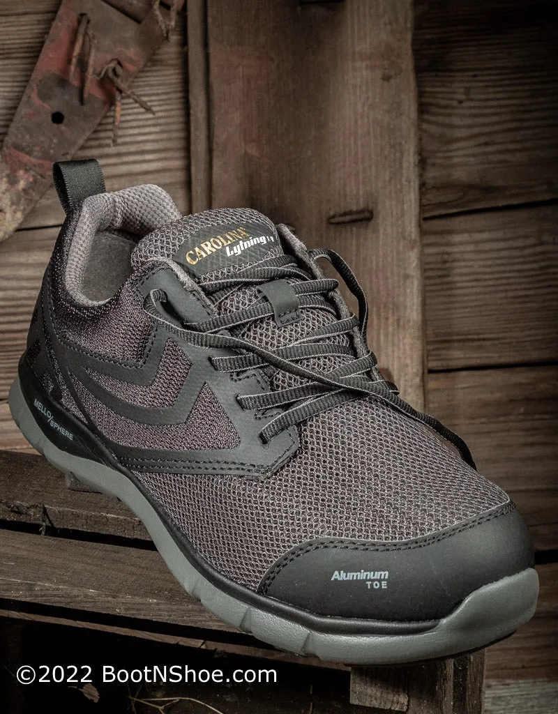 Men's Gust Lo Black Lightweight Aluminum Toe Work Shoe CA1902