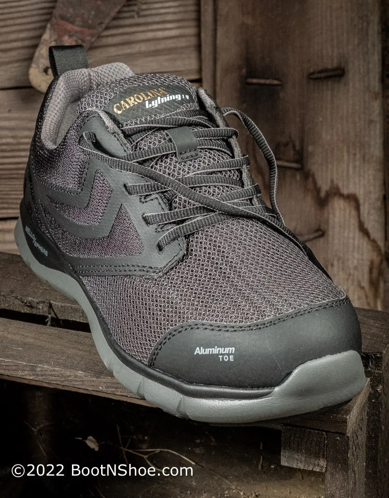 Men's Gust Lo Black Lightweight Aluminum Toe Work Shoe CA1902