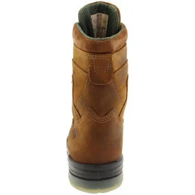 Men's Wolverine W03295 8 inch Durashock ST Brown leather waterproof Work Boots