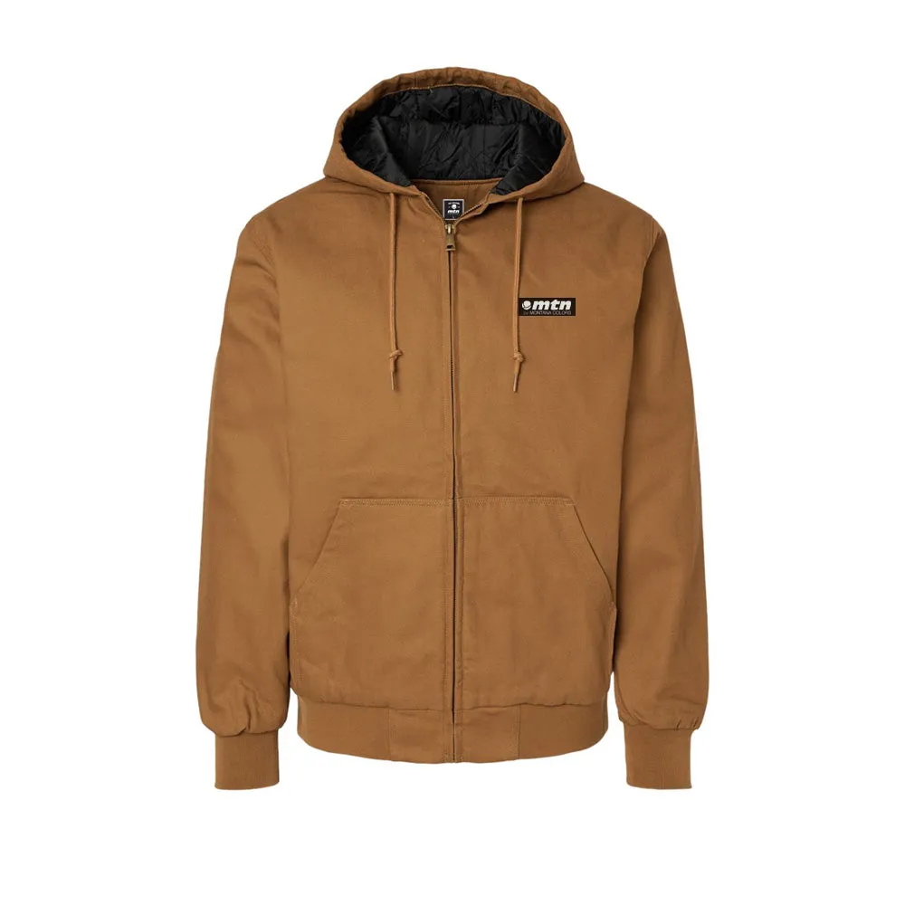 MTN Insulated Canvas Work Jacket - Brown