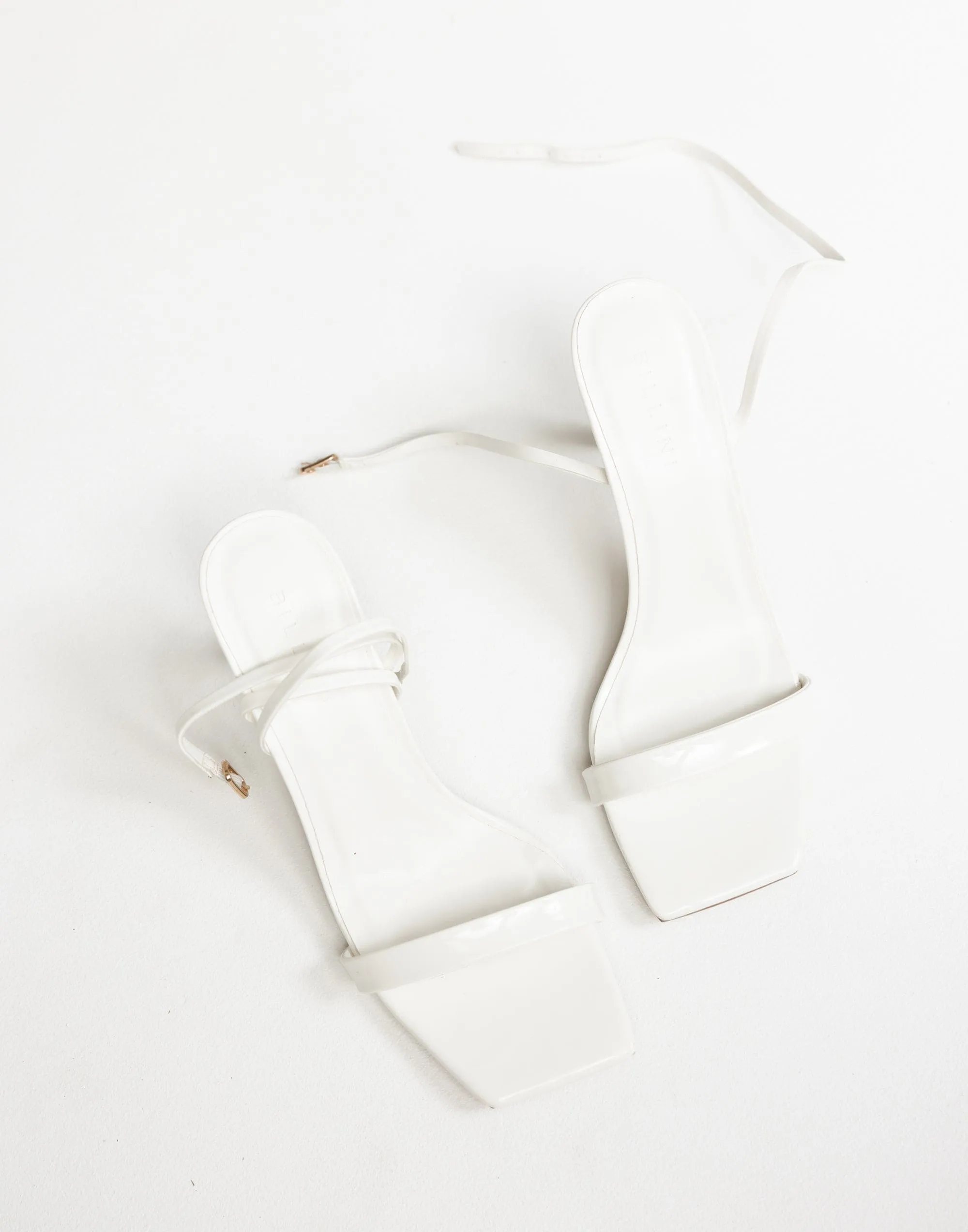 Octans Heels (White Patent) - By Billini