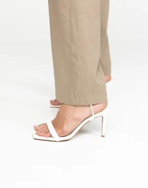 Octans Heels (White Patent) - By Billini