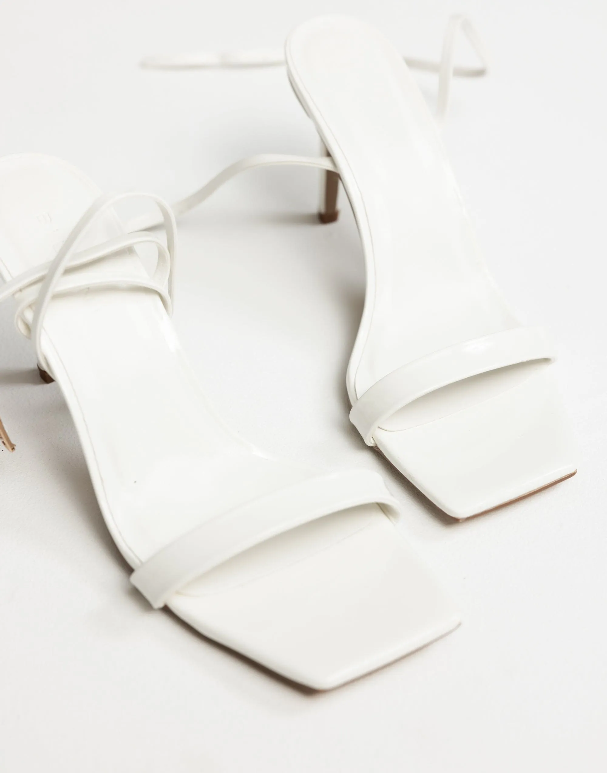 Octans Heels (White Patent) - By Billini