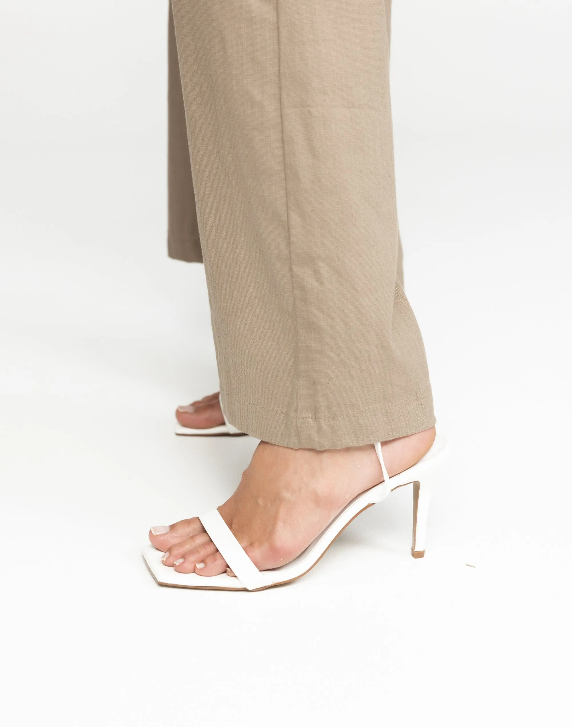 Octans Heels (White Patent) - By Billini