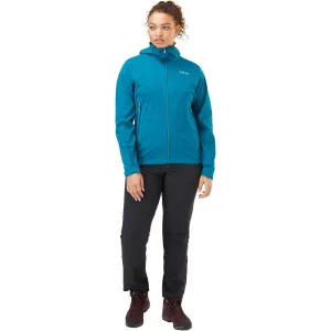 RAB Women's Kinetic 2.0 Waterproof Breathable Jacket for Hiking, Skiing, and Climbing