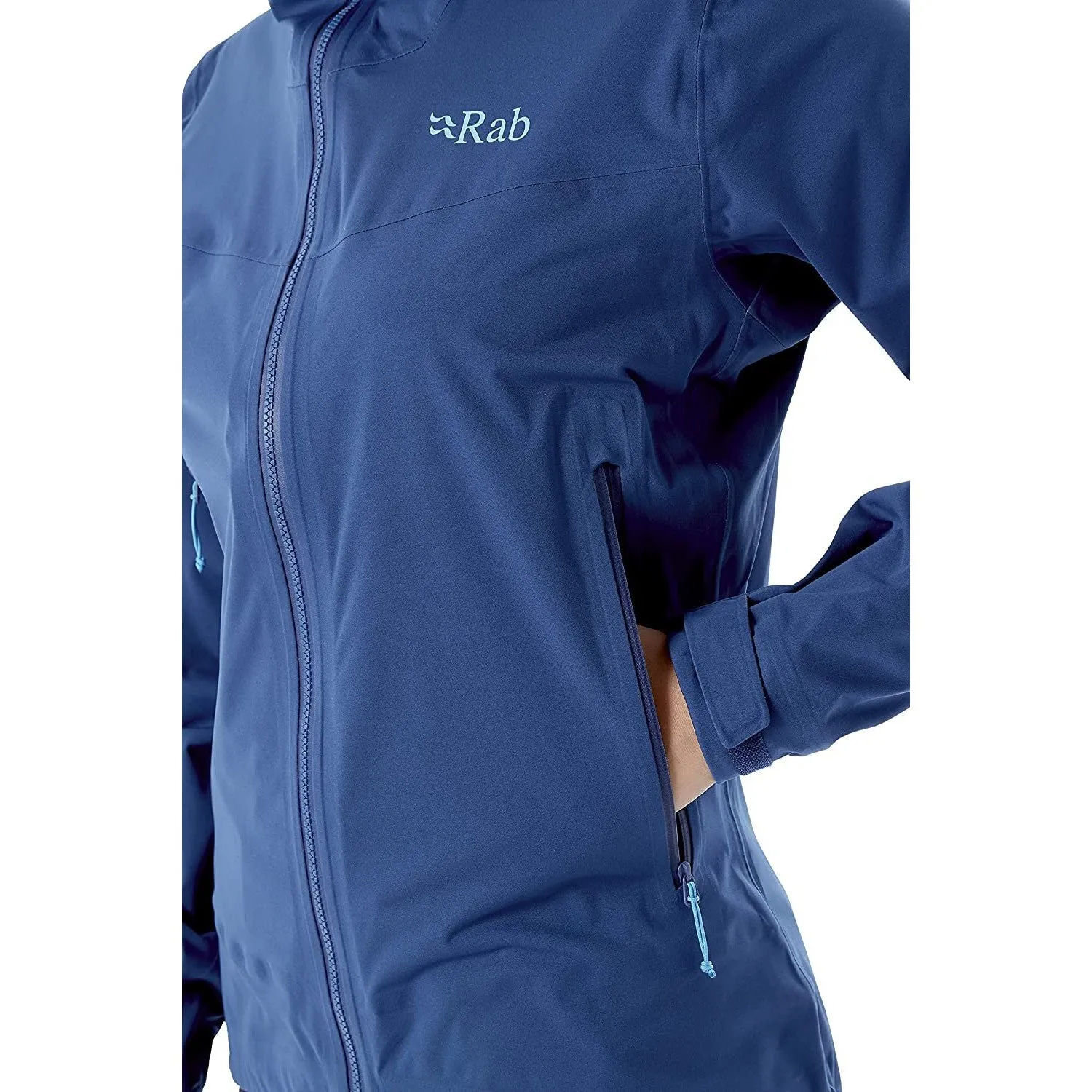 RAB Women's Kinetic 2.0 Waterproof Breathable Jacket for Hiking, Skiing, and Climbing