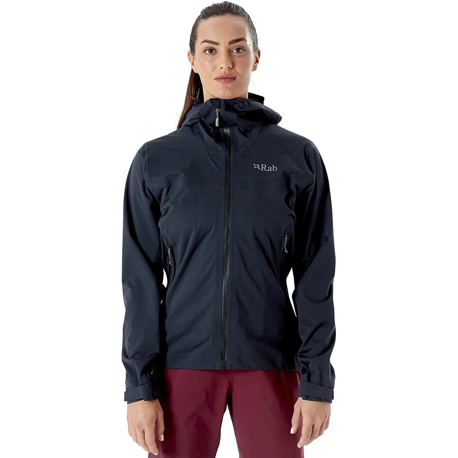 RAB Women's Kinetic 2.0 Waterproof Breathable Jacket for Hiking, Skiing, and Climbing