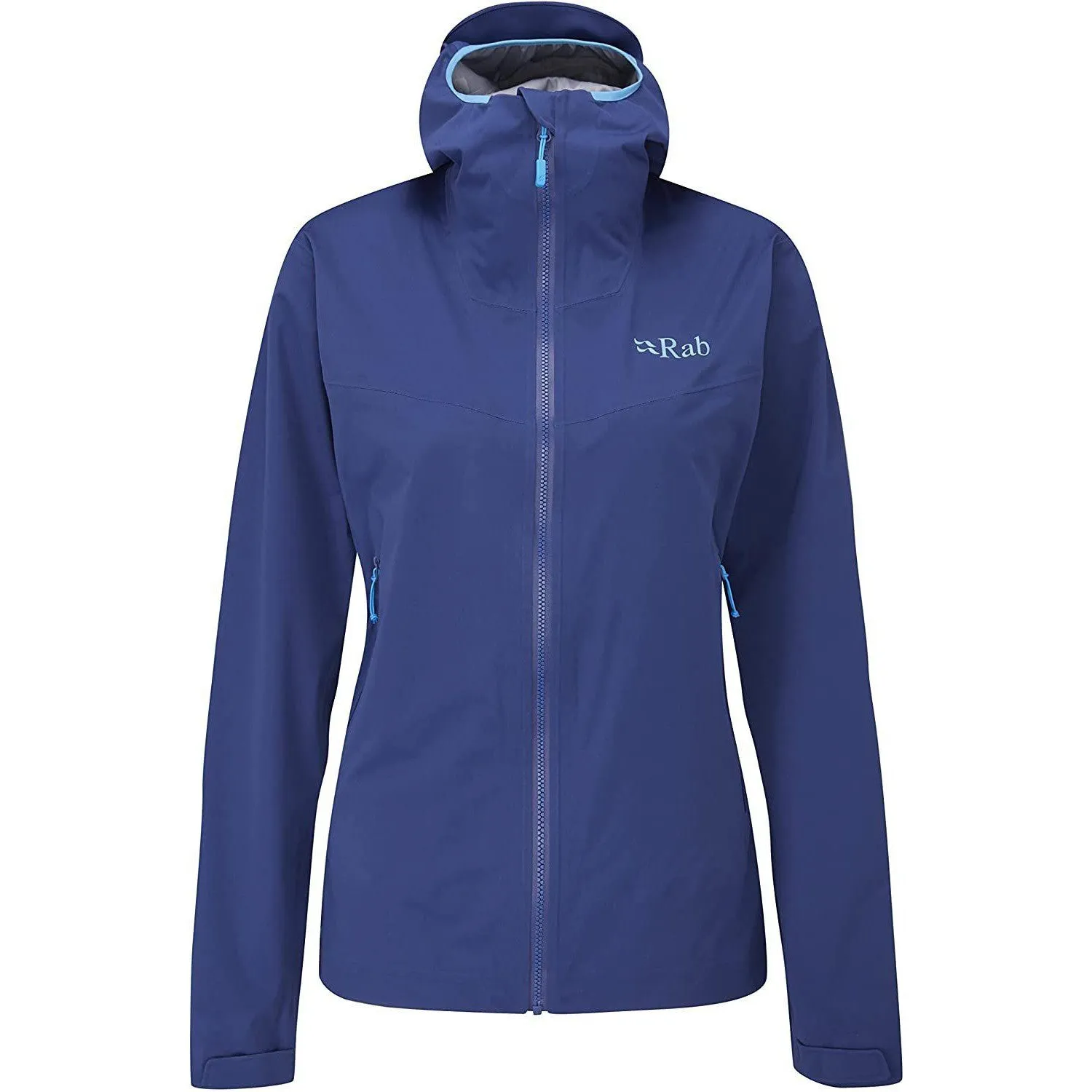 RAB Women's Kinetic 2.0 Waterproof Breathable Jacket for Hiking, Skiing, and Climbing