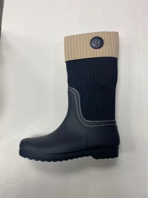 SALE FW22 Lolit WB305 Ribbed Sock Bone Cuff Winter Boot
