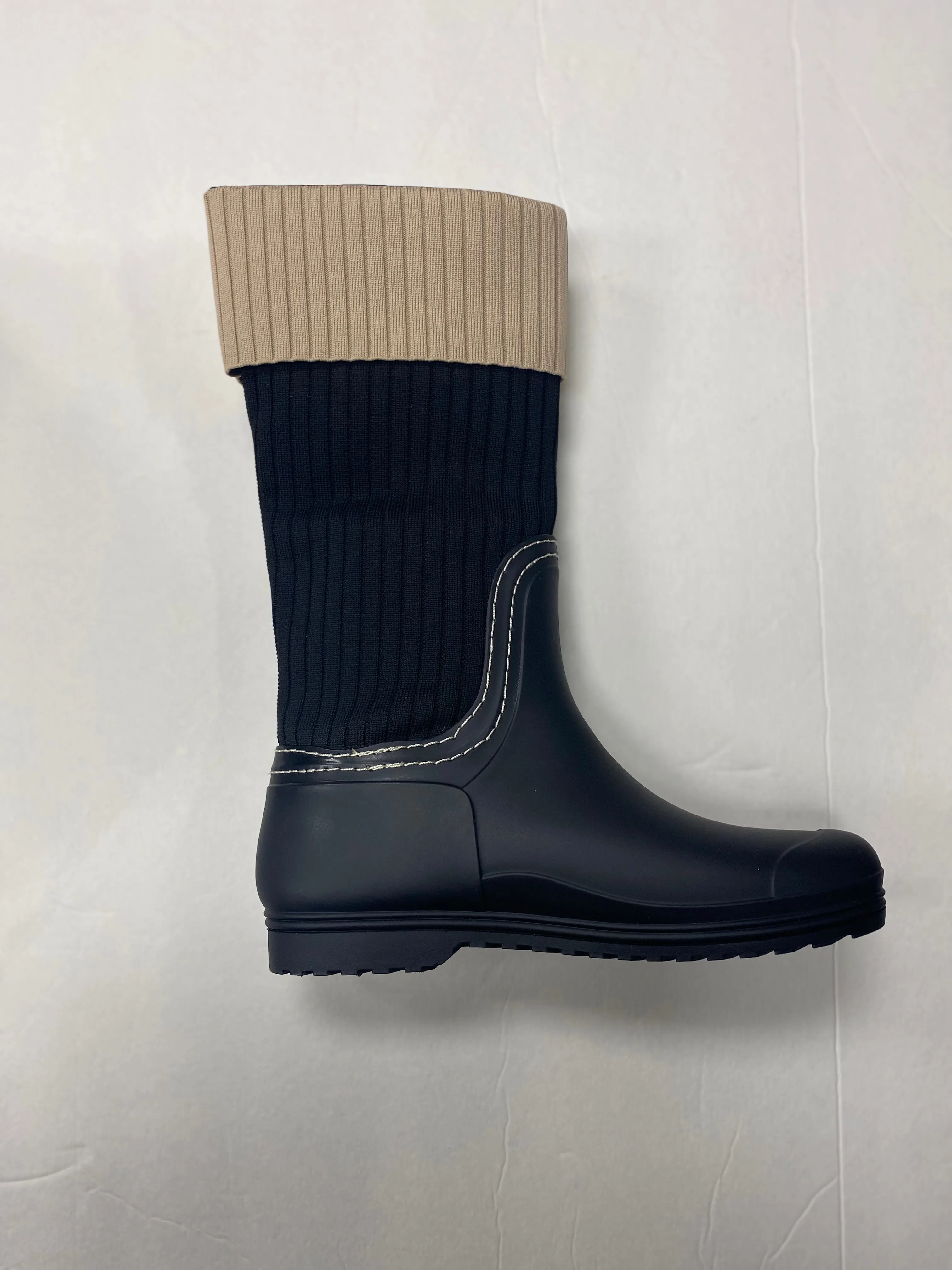 SALE FW22 Lolit WB305 Ribbed Sock Bone Cuff Winter Boot
