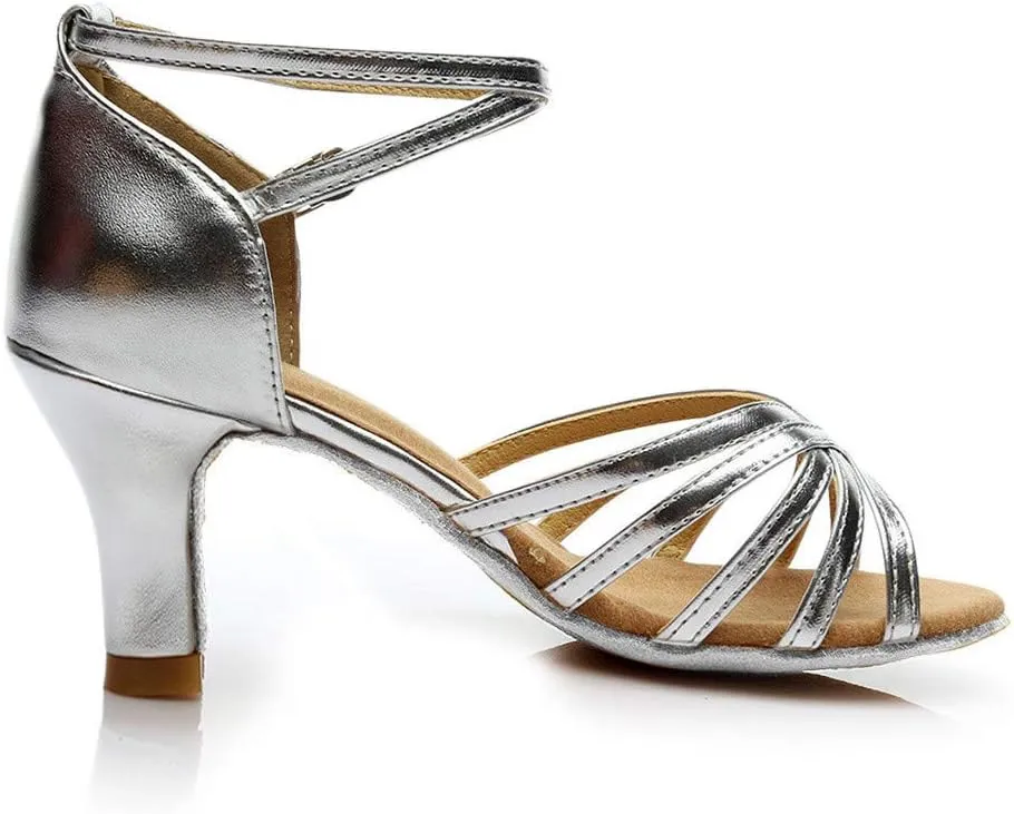 Strap Sandals for Women Size 11 Fashion Latin Dancing Shoes Women Ballroom Dance Sandals Prom Women's Sandals