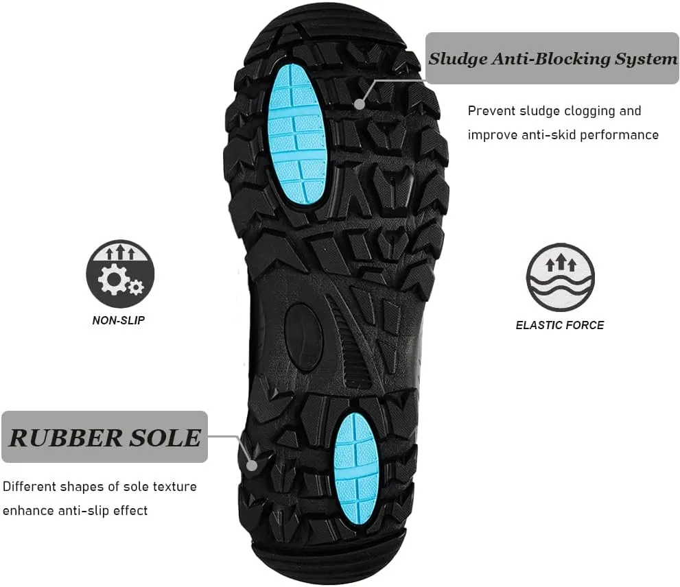 Succttssful Mens Hiking Shoes Waterproof Lightweight Outdoor Low-Top Climbing Shoes for Trekking Training Mountaineer Camping Trail