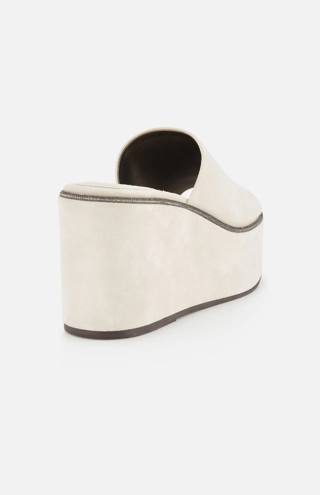 Suede Platform Monili Sandals