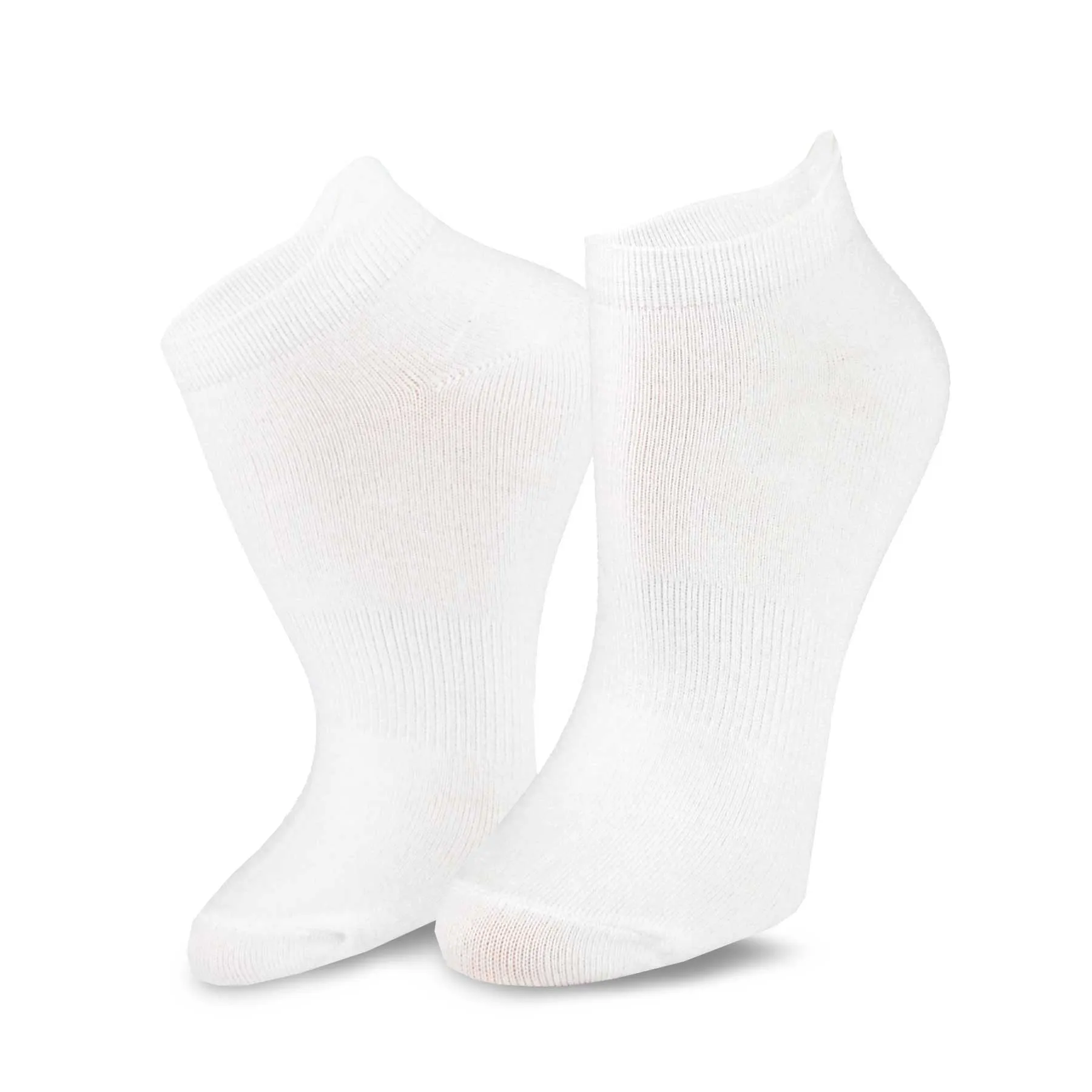 TeeHee Socks Women's Sports Acrylic No Show Argyle Stripe 6-Pack (11104)