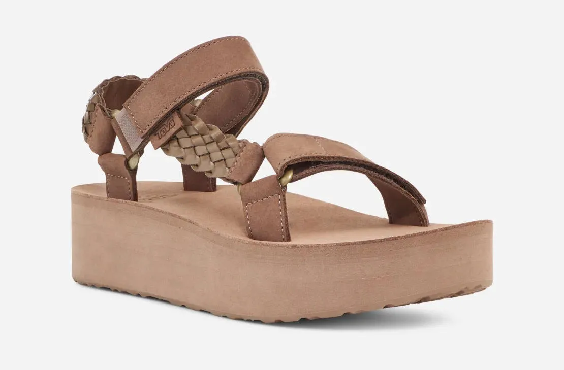 Teva Womens Flatform Universal Interweave Caribou